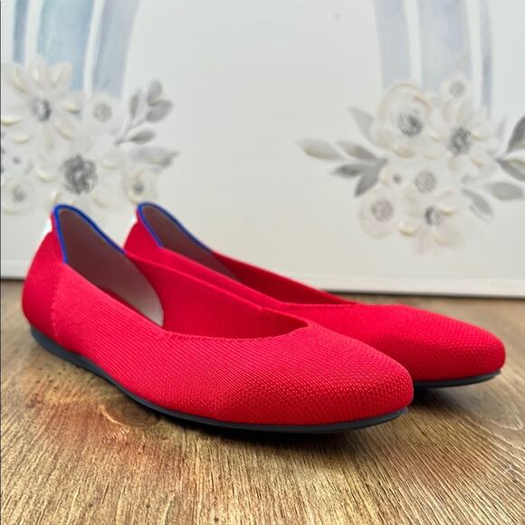 Rothy’s The Square in Red Clementine Women’s Size 6.5 - Picture 1 of 12